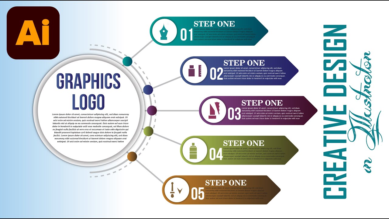 Adobe Illustrator New Poster Design | Modern & Creative Tutorial | ggwork zone