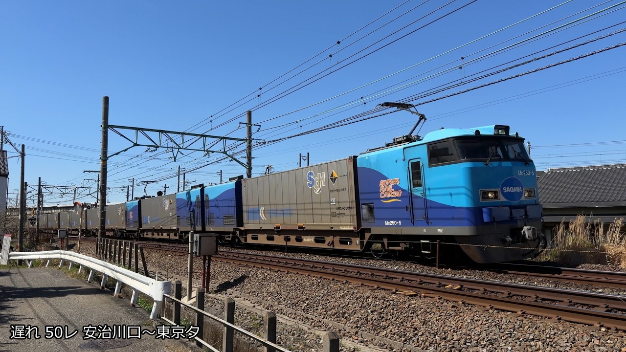 貨物列車撮影記 東海道本線 草薙～清水間 2026/3/14