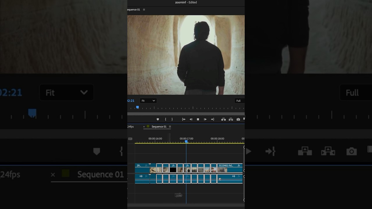 How to create infinite zooming effect in Adobe Premiere Pro