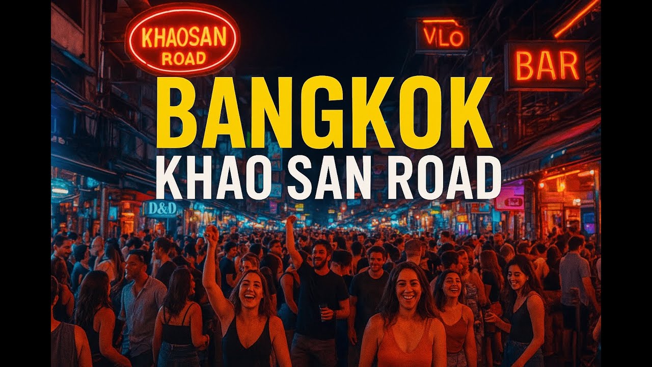 Bangkok Khao San Road Nightlife 2025 | Party Street, Bars, Clubs & Dance Vibes