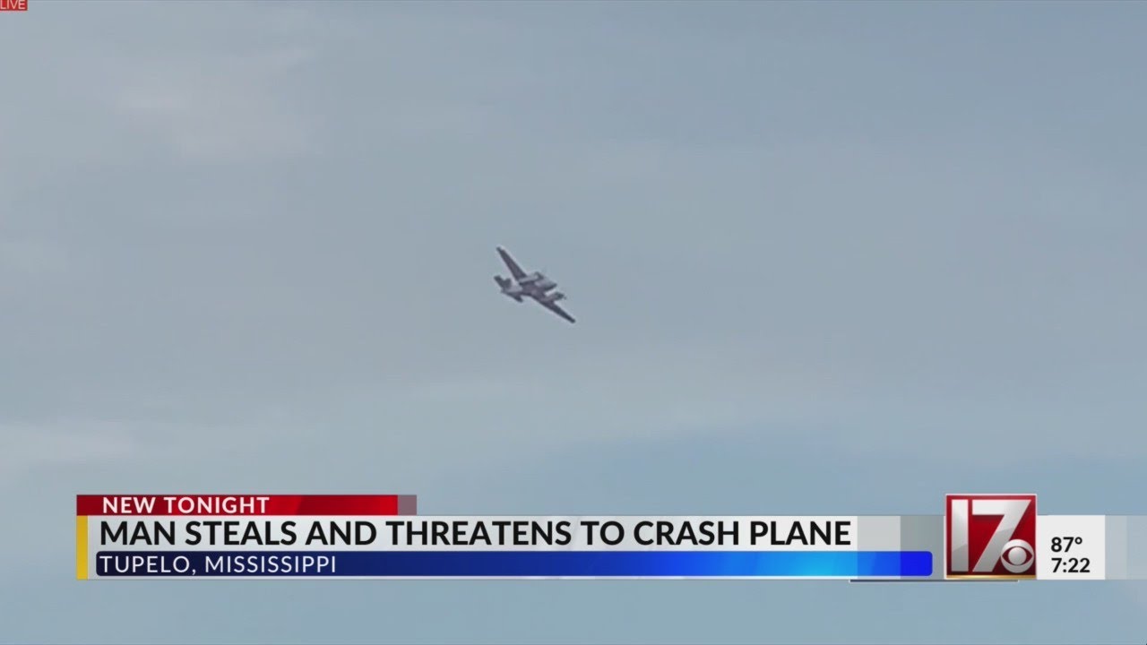 Pilot threatened to crash stolen plane into Walmart, Tupelo police say