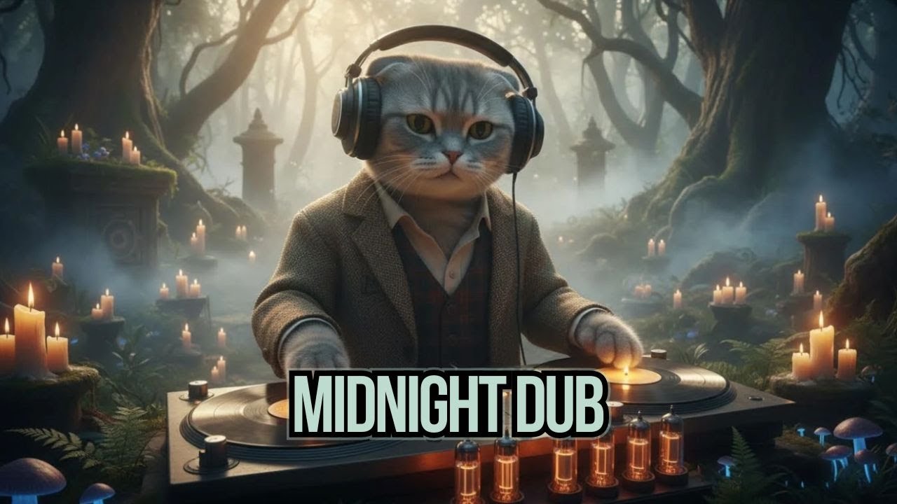 Midnight Dub Reggae 🌙 | Dark Chill DJ Cat & Late Night Bass