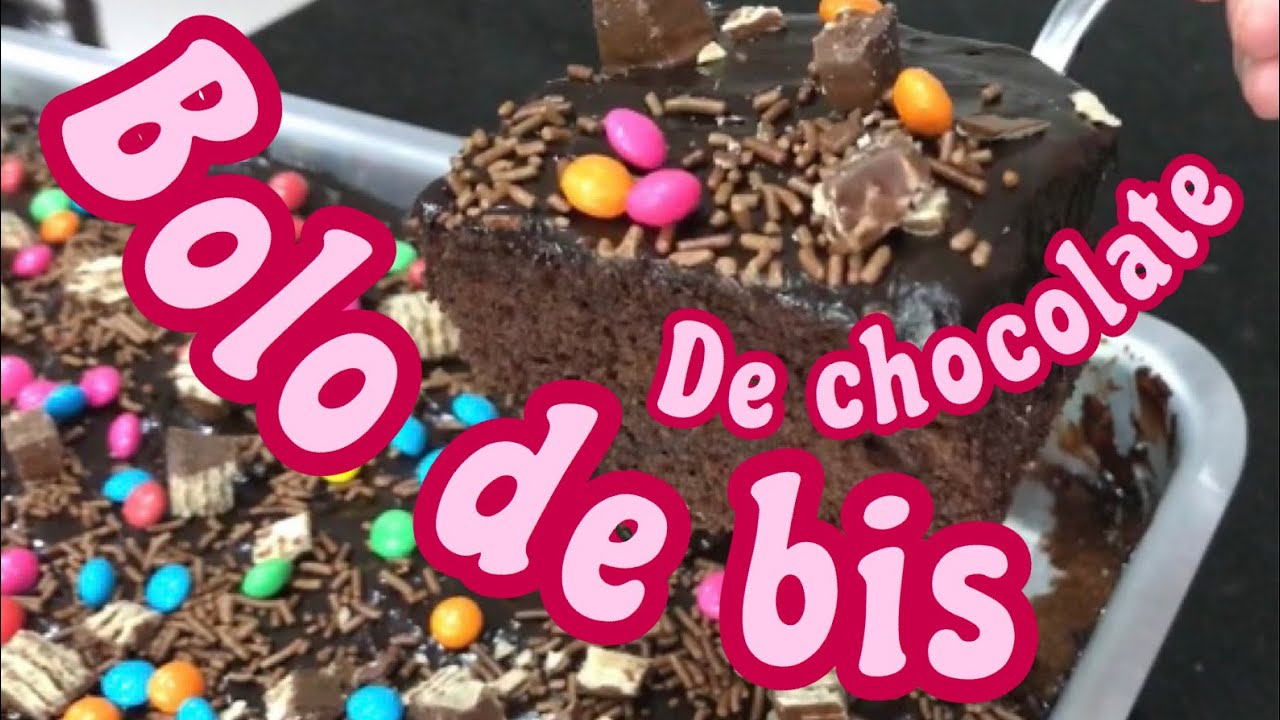 BOLO DE BIS! Massa de chocolate 🍫 🥰