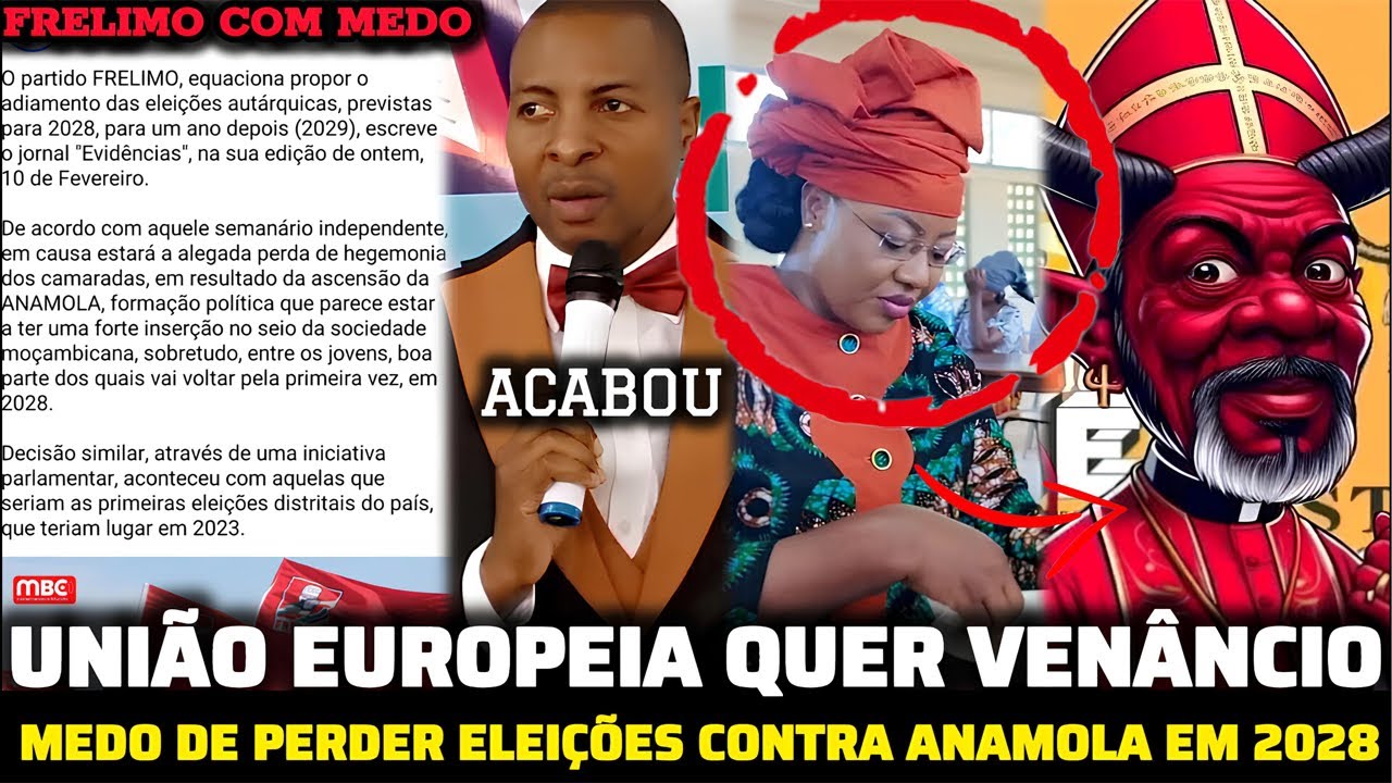 2028 NÃO HAVERÁ ELEIÇÕES? MEDO DA FRELIMO CONTRA ANAMOLA? Profeta foi CHAMADO pelo SERNIC!