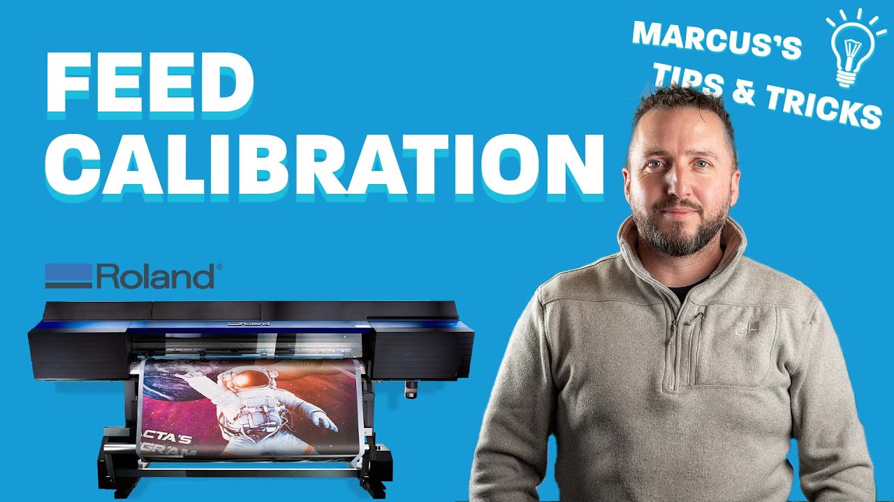 Feed Calibration on Roland Printer | Marcus's Tips & Tricks
