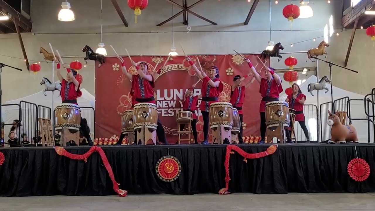 Hanabi Taiko - Acceleration.  Port of LA Lunar New Year Festival 2026