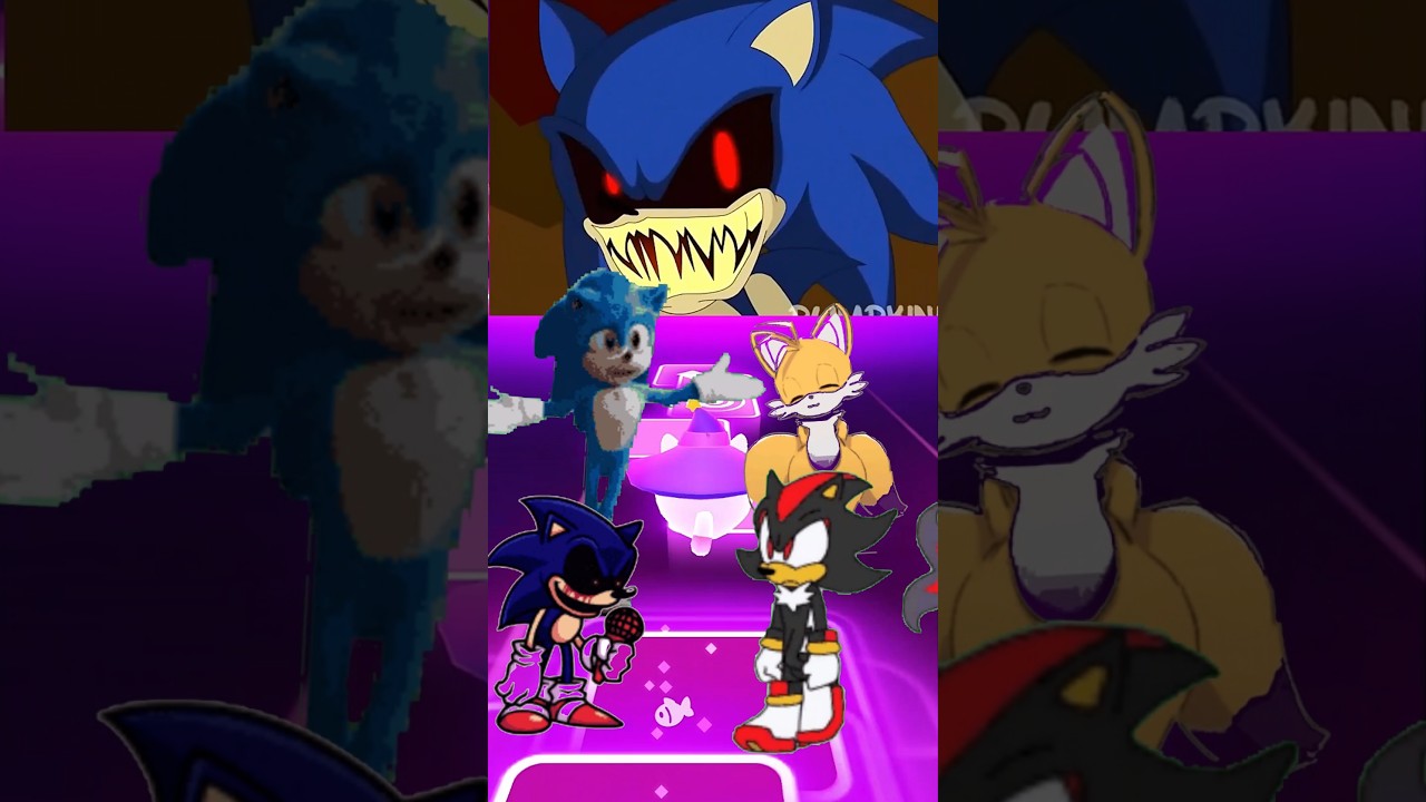 Sonic Exe 🆚 Super Amy Rose 🆚 Knuckles Exe X Dance Song Tiles Hop EDM Rush #sonic3 #sonic #tileshop