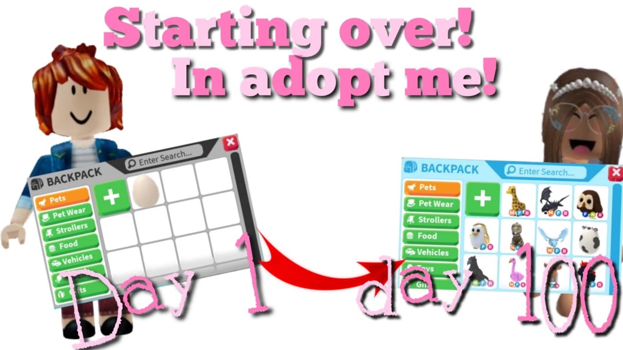 Starting over in ADOPT ME ( day 1)