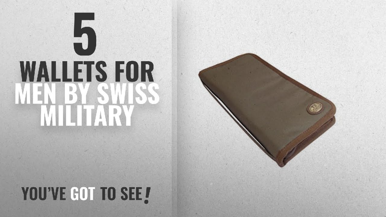 Top 10 Swiss Military Wallets For Men [2018]: Swiss Military Green Unisex Wallet (TW-2)