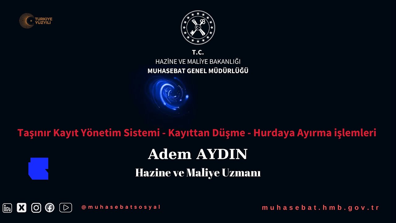 Taşınır Kayıt Yönetim Sistemi - Kayıttan Düşme - Hurdaya Ayırma işlemleri (Adem AYDIN)