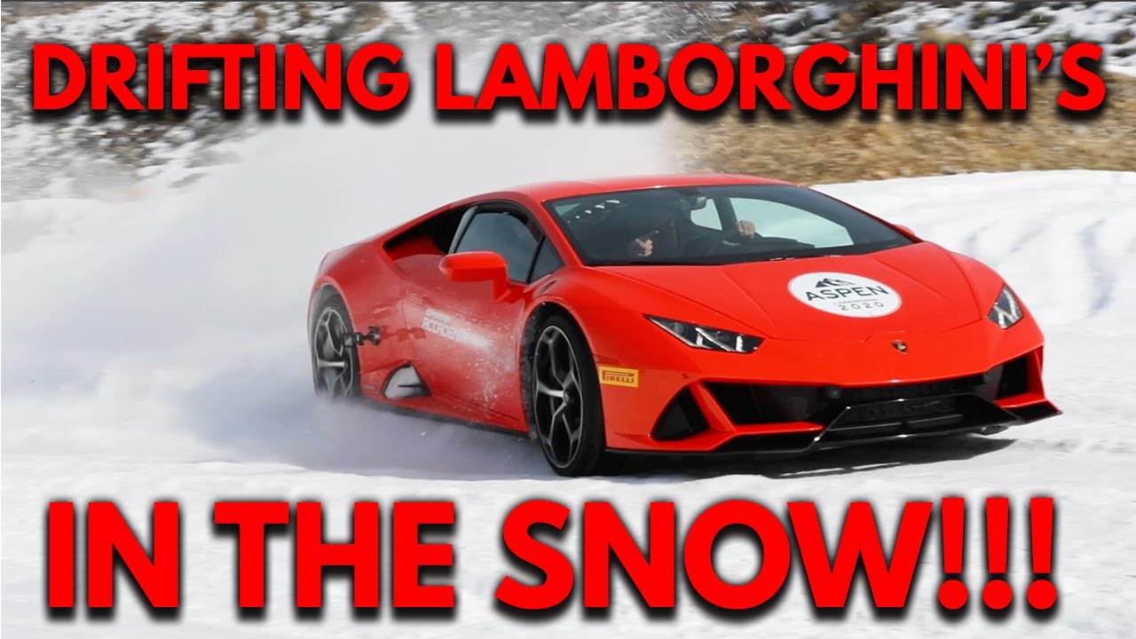 DRIFTING A LAMBORGHINI HURACAN AND URUS IN THE SNOW! ( SUBTITULOS EN ESPANOL)