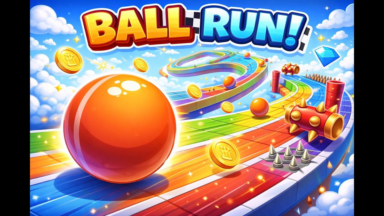 “Ball Run 2048 Gameplay | How Far Can I Go?”