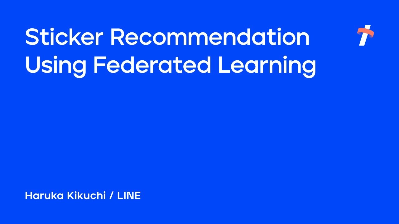 Sticker Recommendation Using Federated Learning -English version-