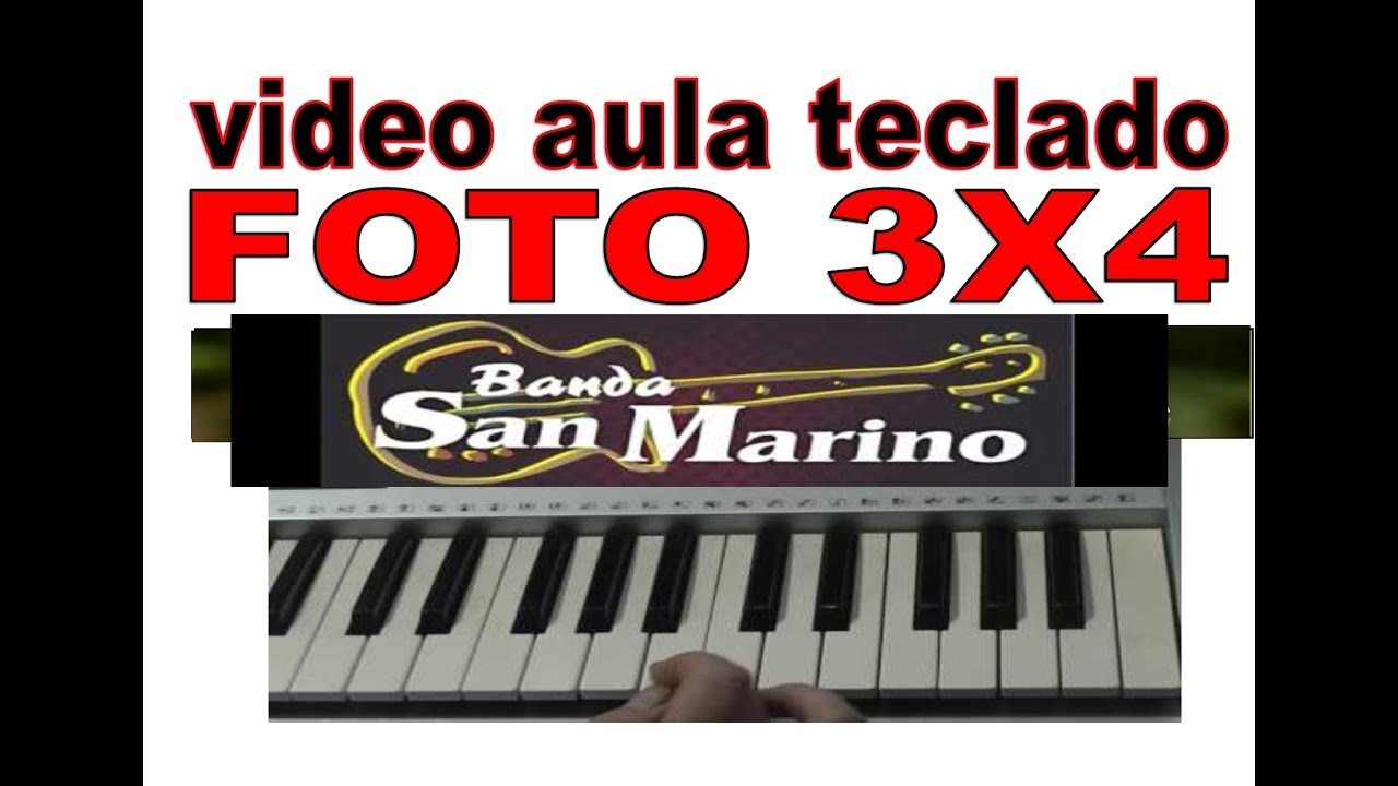 foto 3x4  vídeo aula teclado foto tres por quatro san marino