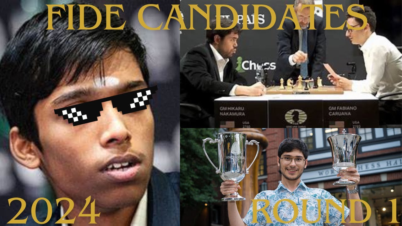Hikaru BULLIES Fabiano. FIDE CANDIDATES 2024, Full ROUND 1 RECAP