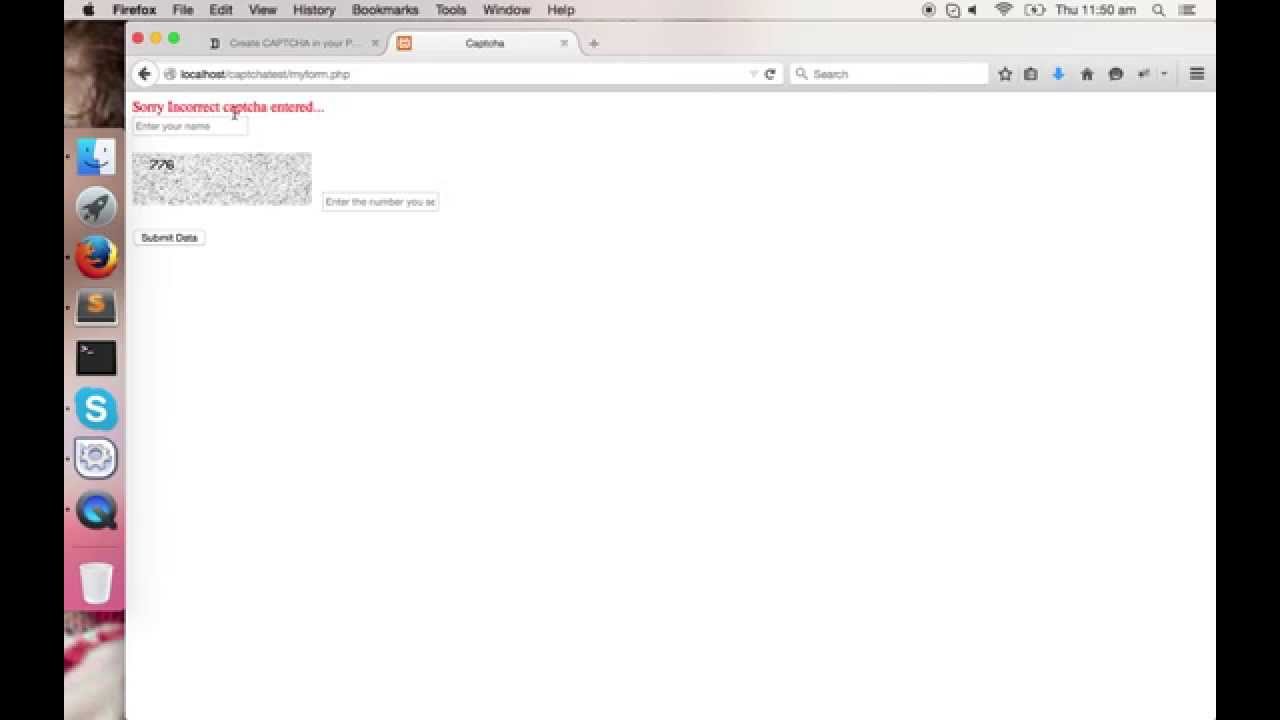 Create CAPTCHA in your PHP application