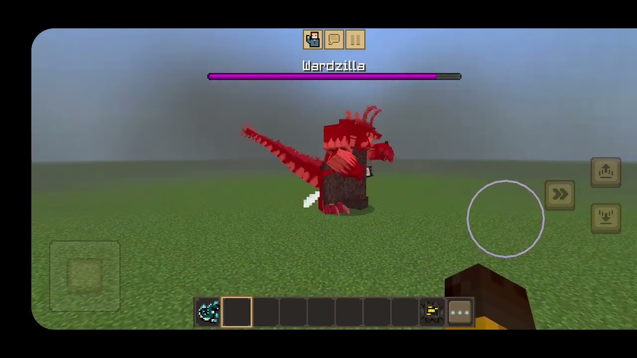 Wardzilla vs the crunching (minecraft)