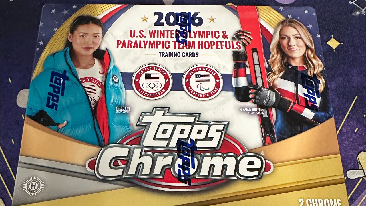 2026 Topps Chrome Winter Olympics!!! #topps #toppschrome #usa #winter #winterolympics #olympics 