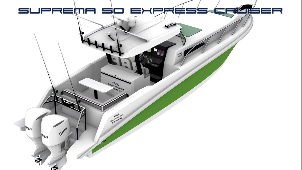 Suprema 36 Express Cruiser pleasure cabin boat
