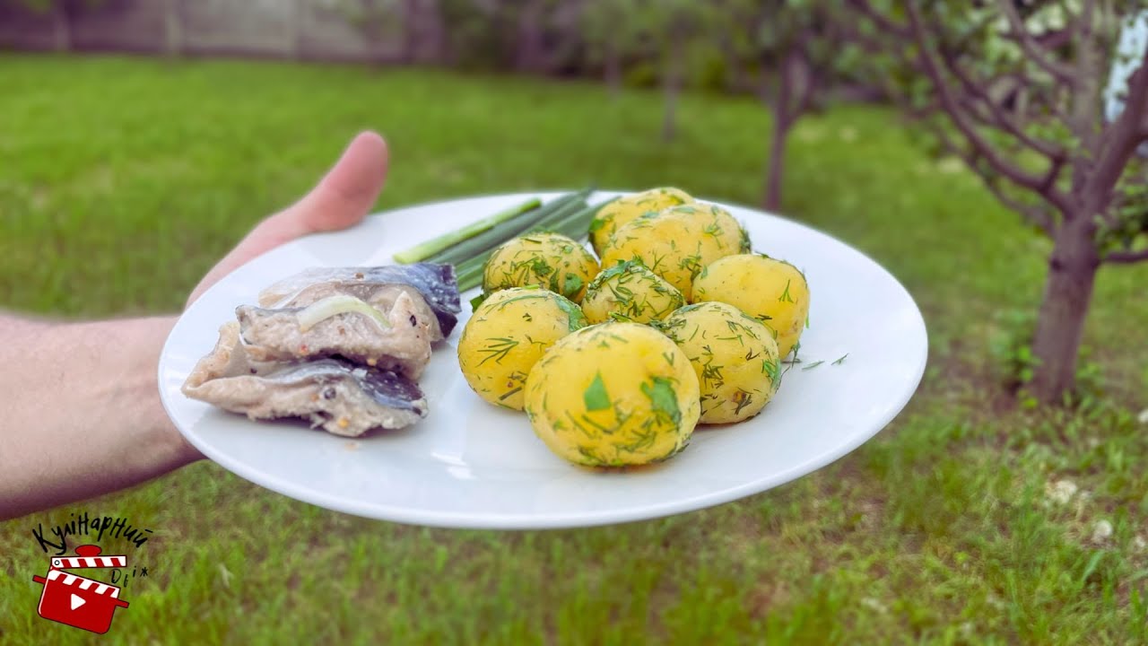 Очень вкусный и нежный молодой картофель, картофель с чесноком и укропом!!!