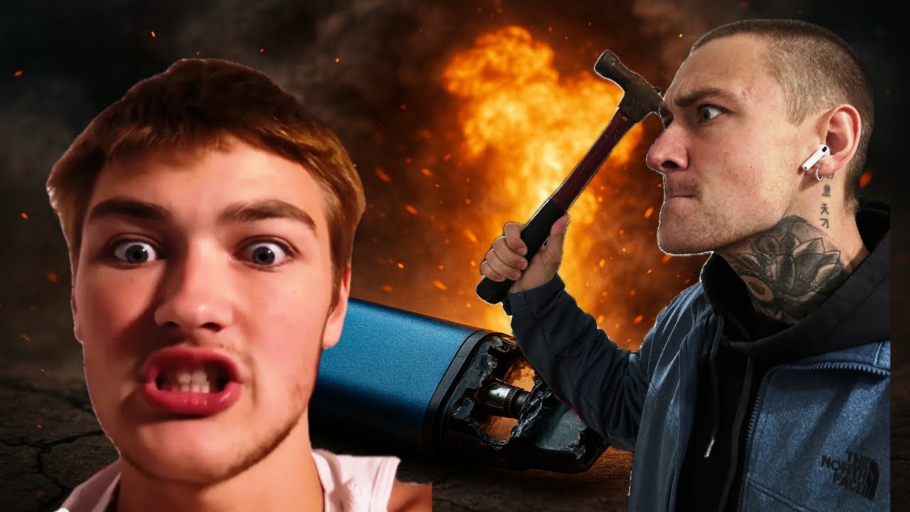 I DESTROYED MY BROTHERS VAPE (GONE WRONG)