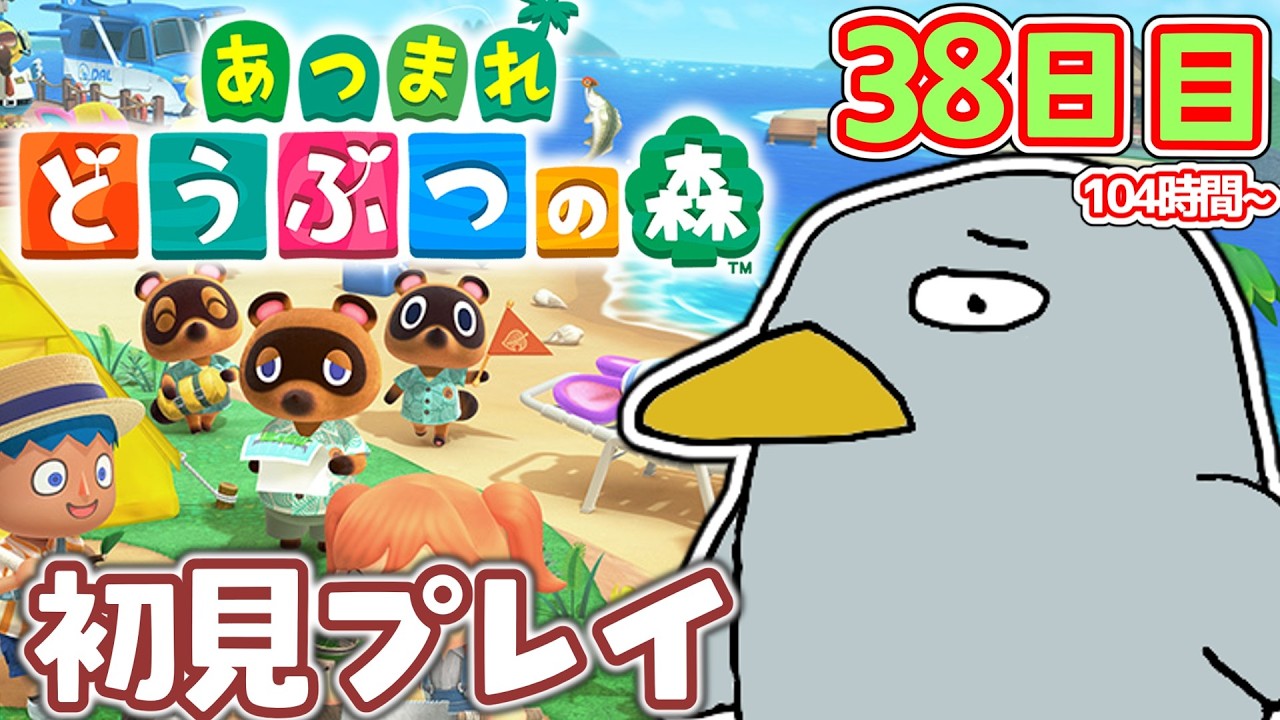 【38日目】今日はカブの日! 今更始まる初めてのどうぶつの森【あつまれどうぶつの森/あつ森】【ライブ/配信中】【朝活】