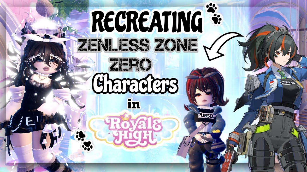Recreating ZENLESS ZONE ZERO CHARACTERS in Royale High | Roblox | ZZZ