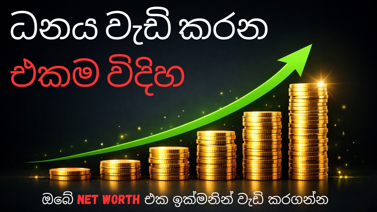 මුදල් වර්ධනය | Grow Your Net Worth