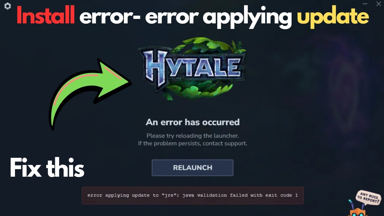 How to Fix Hytale Install Error: Applying Update to JRE &ndash; Java Validation Failed