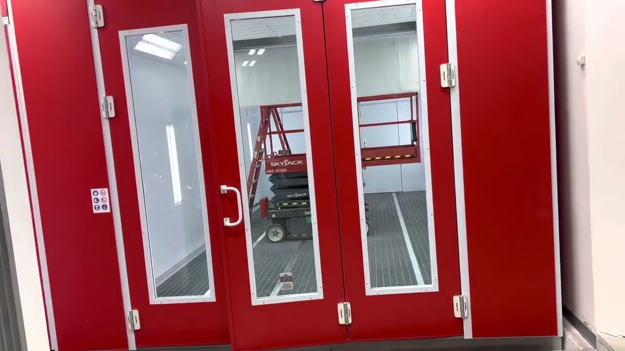 Accudraft Italia 2023 paint booth, poor installation by Accudraft crew, order issues , part 1 of 2.