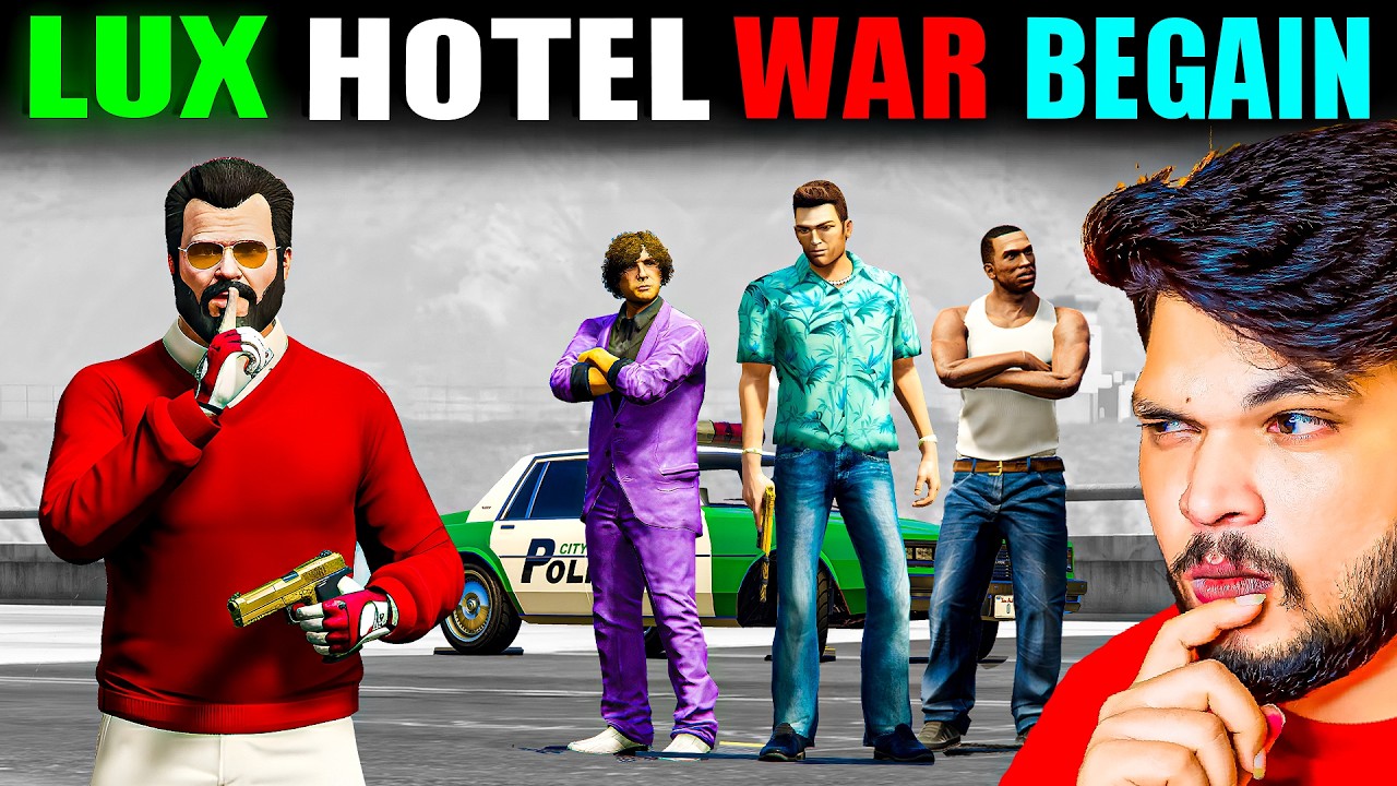 Techno Gamerz’s Biggest Master Plan to Attack the LUX Hotel 😈🔥 | Tommy Vercetti | GTA 5