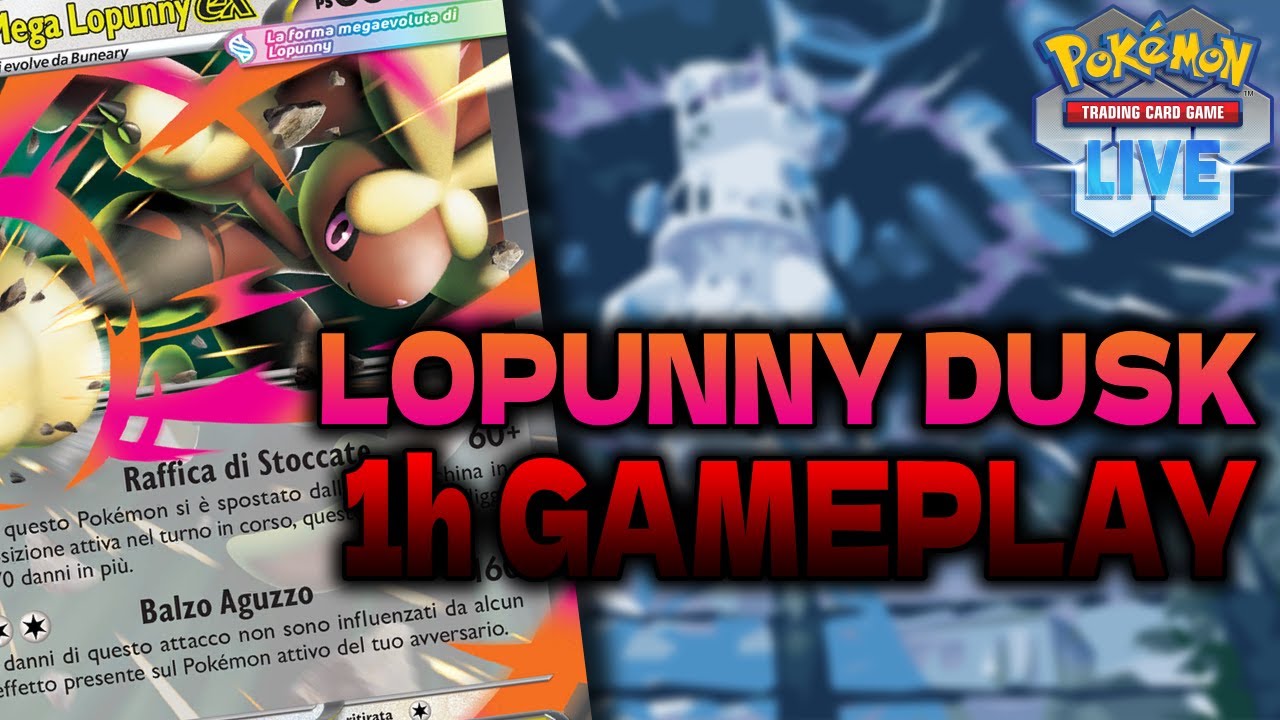 TESTO per un'ora con MEGA LOPUNNY/DUSKNOIR! - [Pokémon TCG🇮🇹]