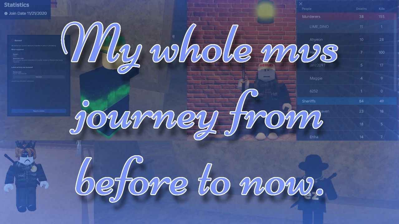 My whole mvs journey from before to now.. (Tried my best to edit this...)