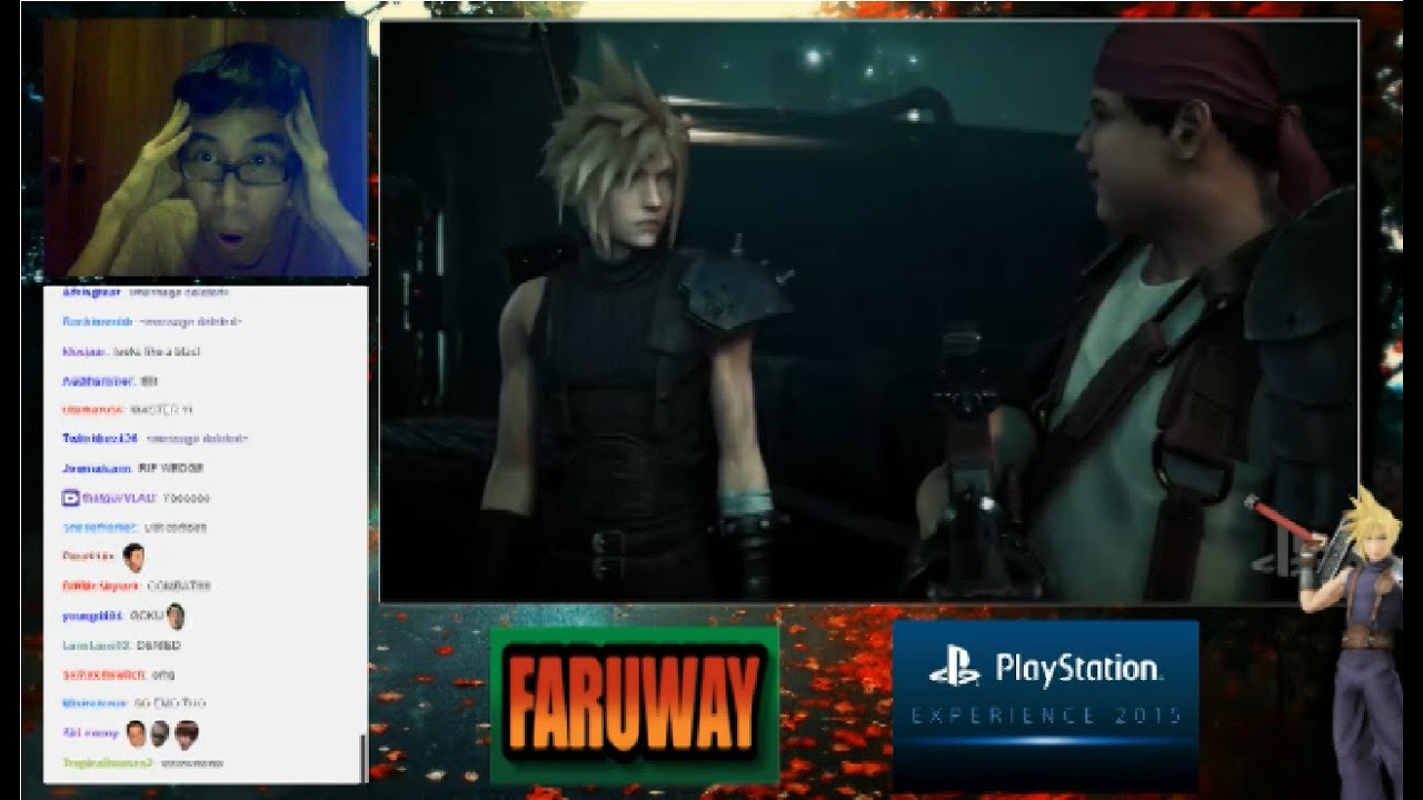 Final Fantasy VII Remake - Playstation Experience 2015 - PSX 2015 Trailer PS4 REACTION!