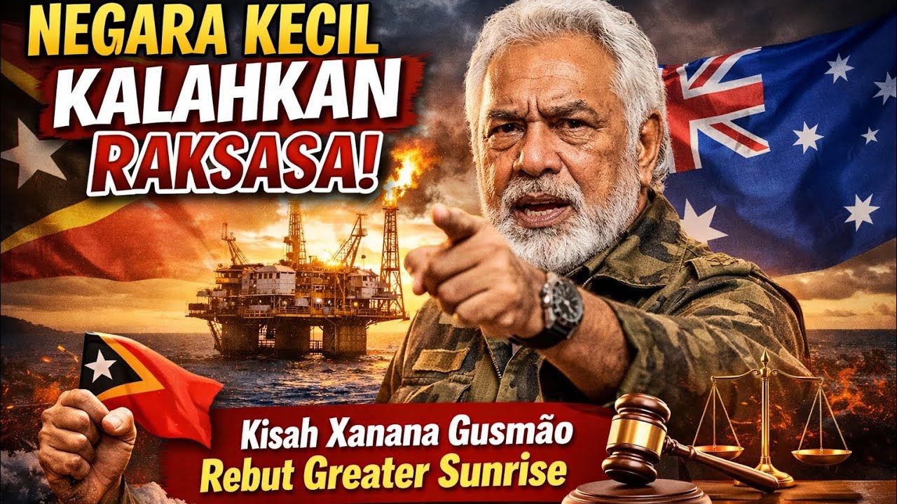 NEGARA KECIL KALAHKAN RAKSASA! Kisah Xanana Gusm&atilde;o Rebut Greater Sunrise