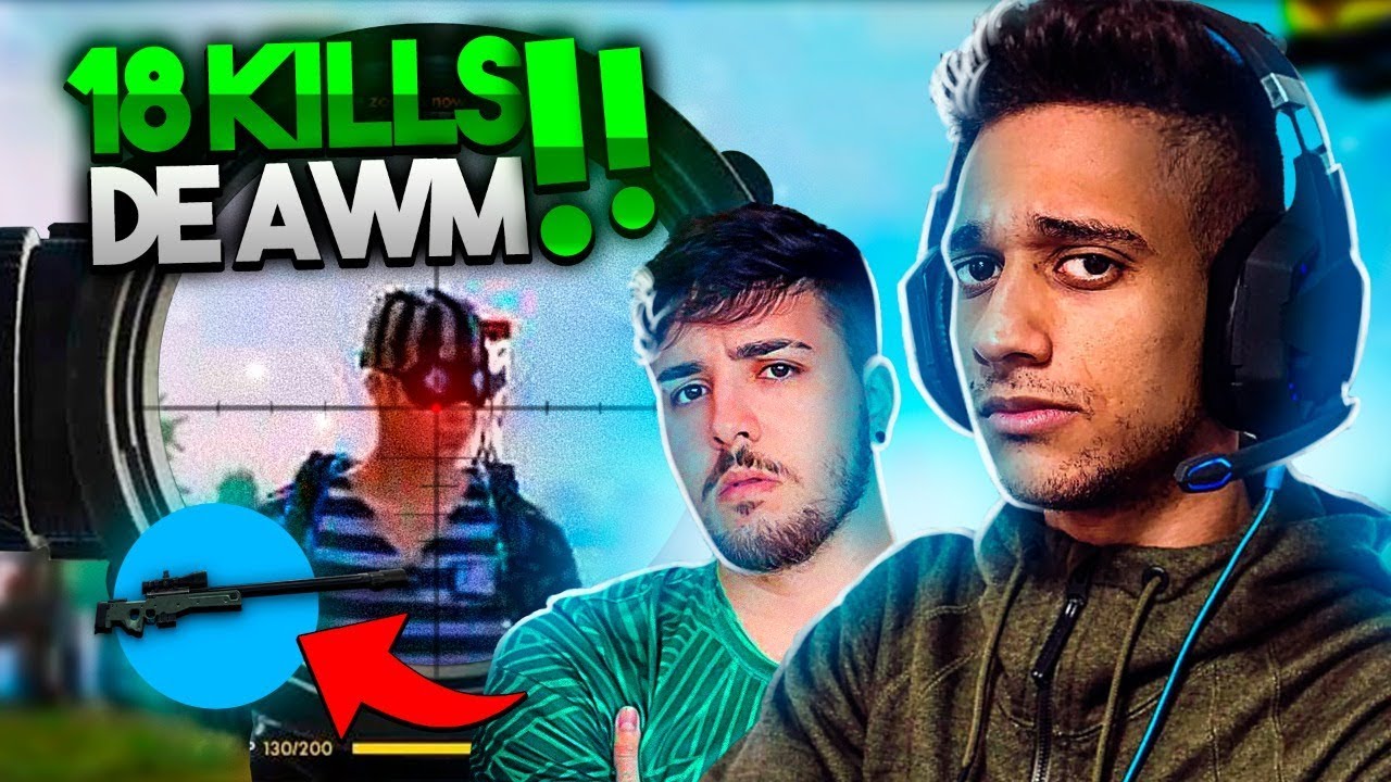 18 KILL O MELHOR AWM EM AÇÃO NO FREE FIRE! EL GATO, HUDSON, BOLSONARO