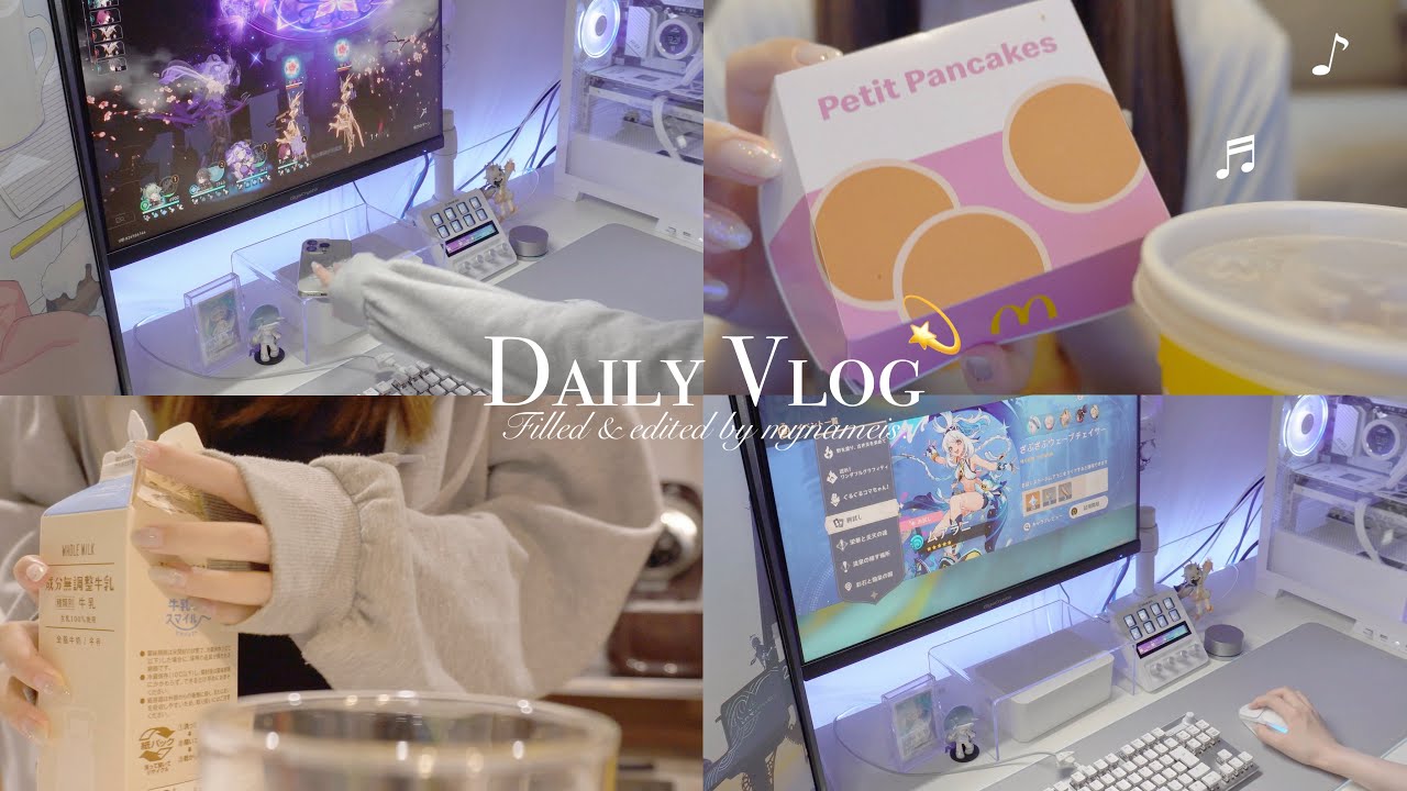 vlog | 久しぶりに原神₍ᐢ.ˬ.ᐡ₎ .ᐟガチャ.社会人OLの日常🎮推しの卒業を見届けました🎀