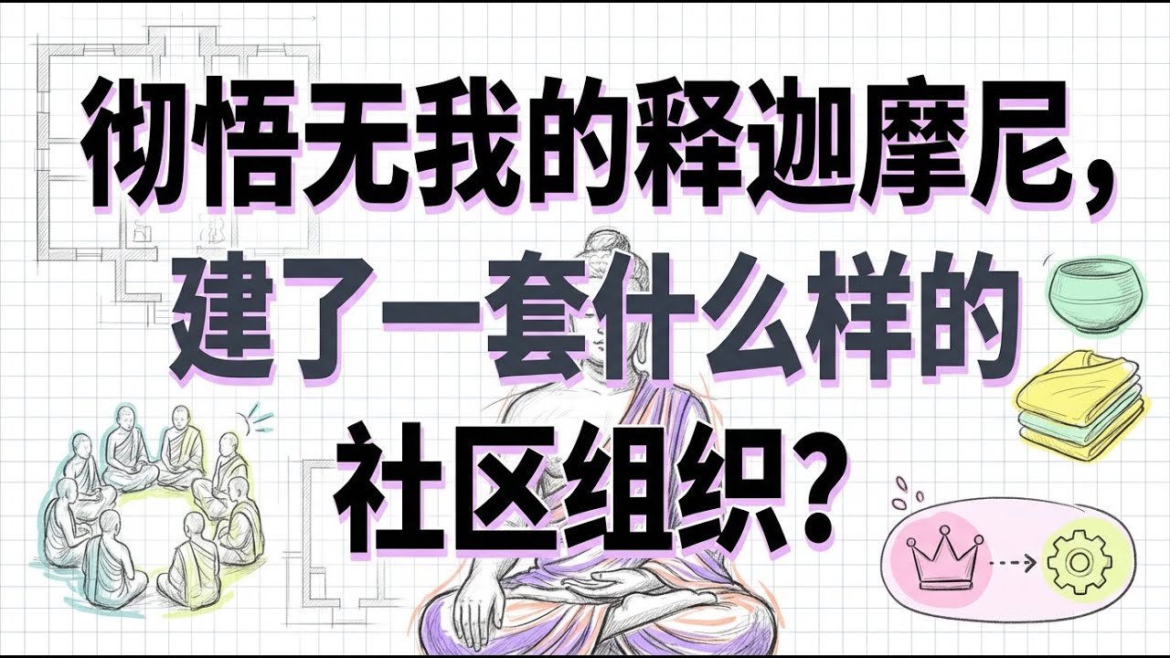EP05 佛陀的组织智慧 | 彻底无我的人为何建立严苛僧团 | 顺着佛法修行第5集