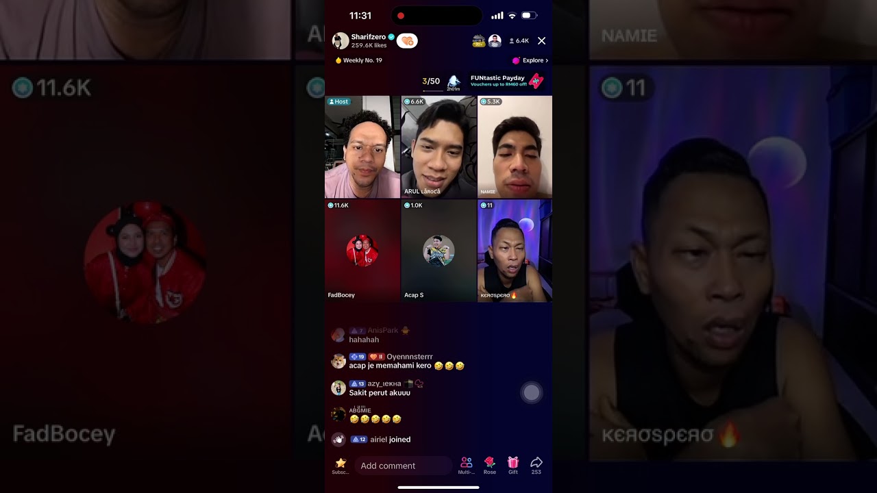 santai sama viewer..viewers pun sama kelakar🤣