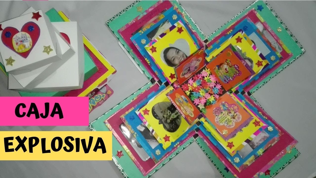 COMO HACER UNA CAJA EXPLOSIVA / fomi hecho arte