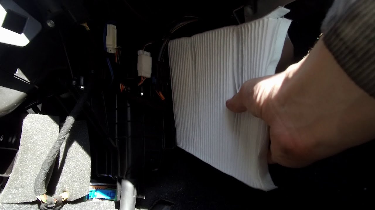 Fiat 500 - Changement filtre habitacle
