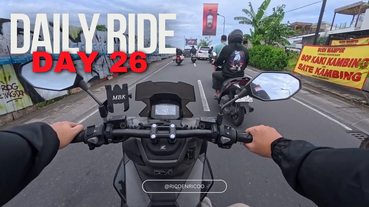 Early Morning Drive in Bali 🇮🇩 | Honda Adv160  #dailyvlog #bali #motovlog