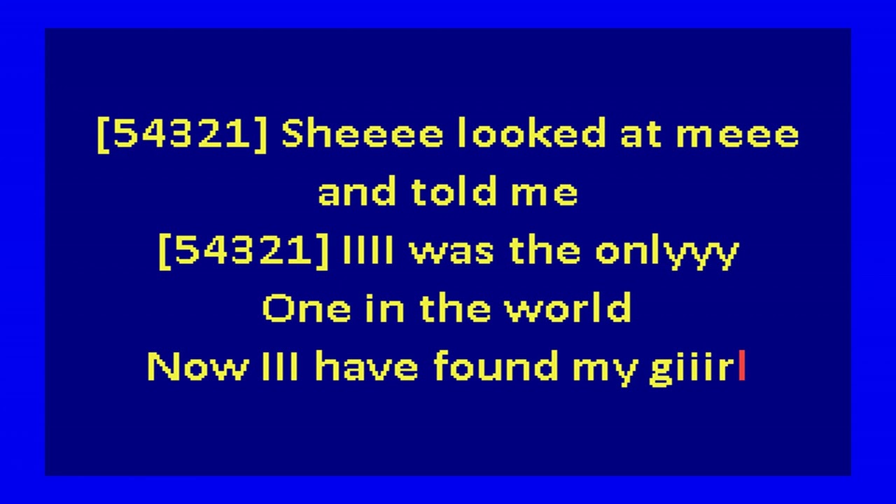 Doors  - Blue Sunday (karaoke)