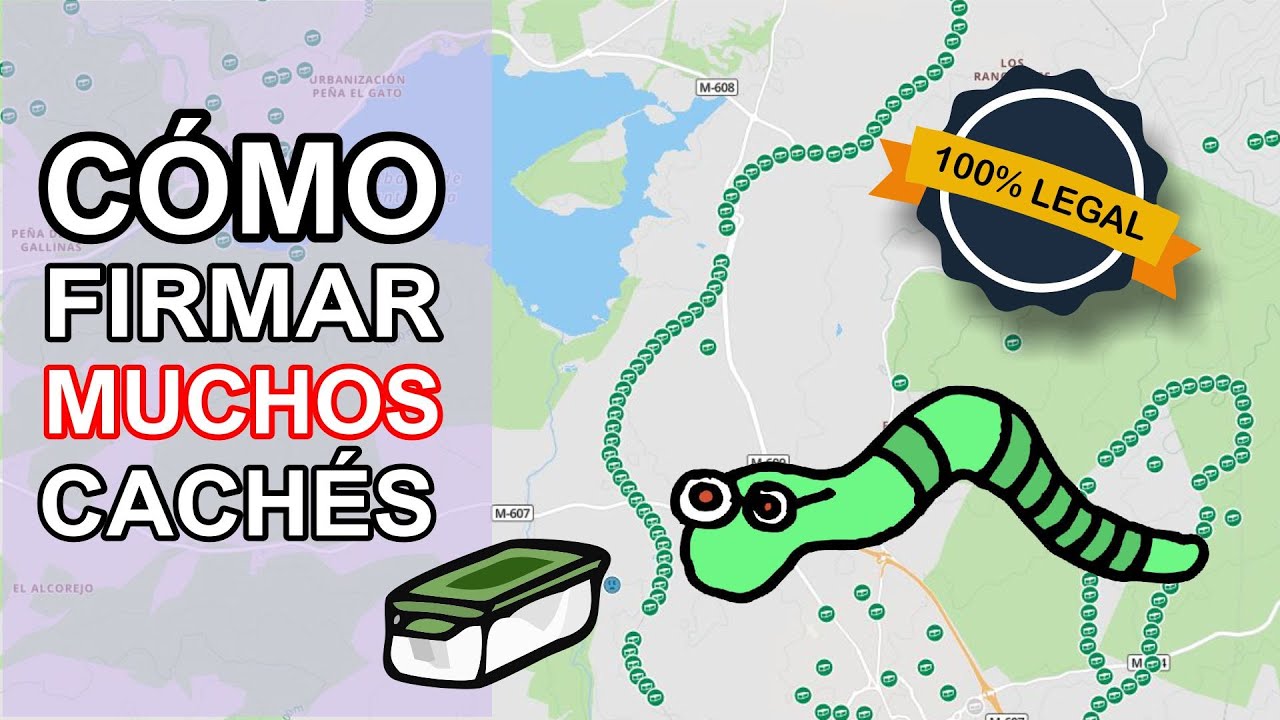 CÓMO firmar MUCHOS geocachés (de manera 100% legal 😉)