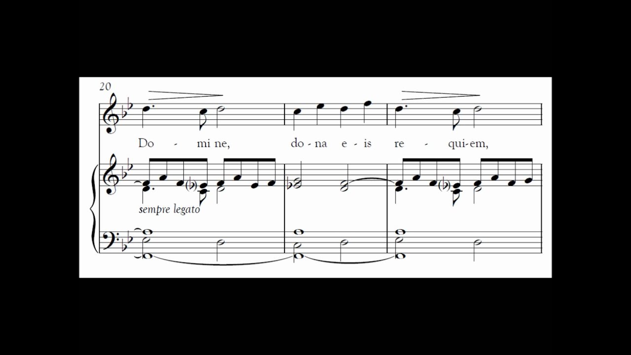 Pie Jesu - Requiem - Faure