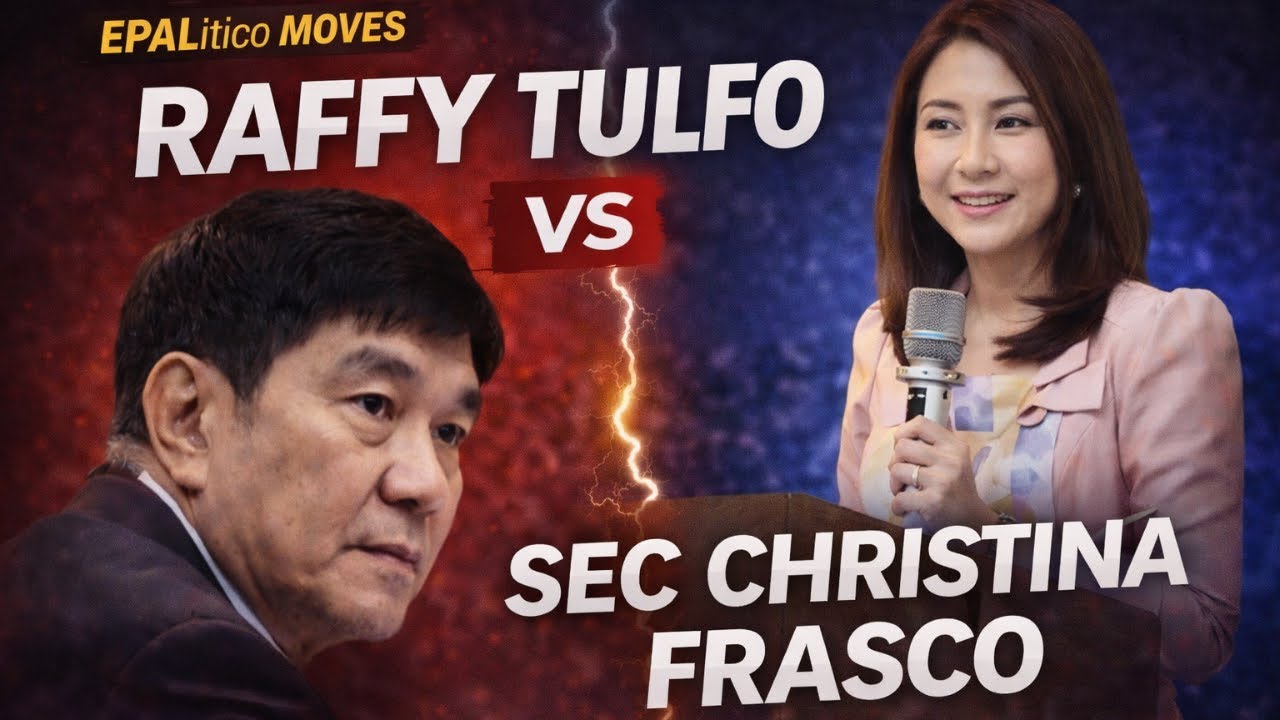 EPALITICO MOVES: RAFFY TULFO VS. SEC CHRISTINA FRASCO