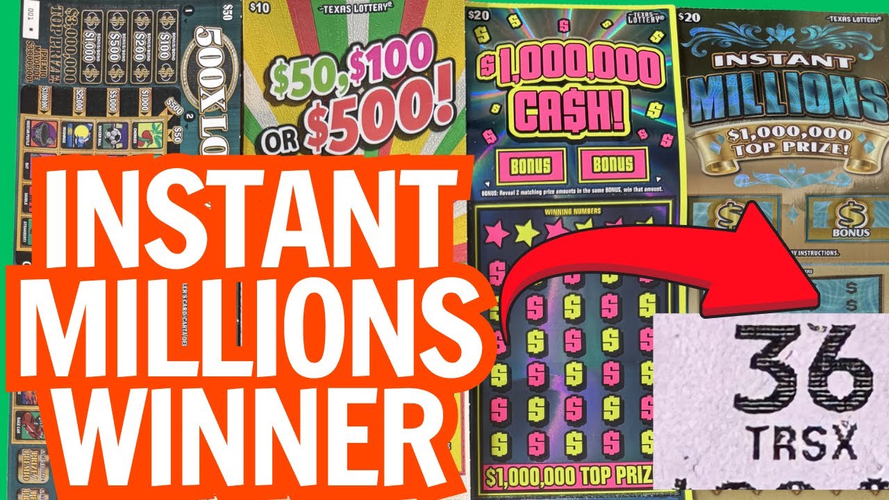 INSTANT MILLIONS LUCKY #1 WINNER 🍀🍀🍀🍀 $100 MIX TEXAS LOTTERY TICKETS 🎟️ 