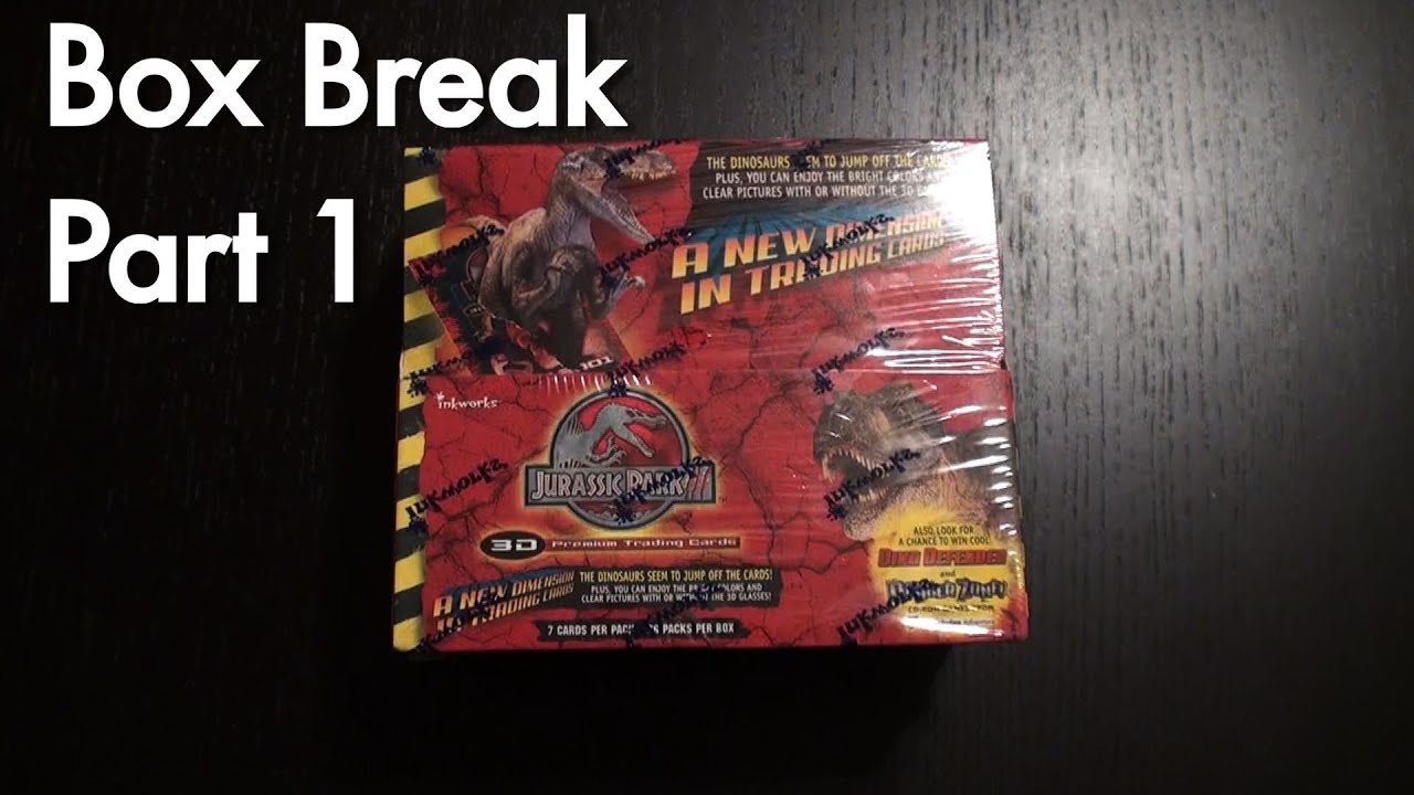 Jurassic Park III Inkworks Trading Cards Box Break Part 1