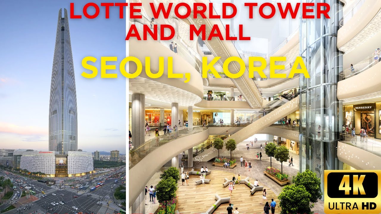 Lotte World Tower & Lotte World Mall || All The Shops || 4K Tour