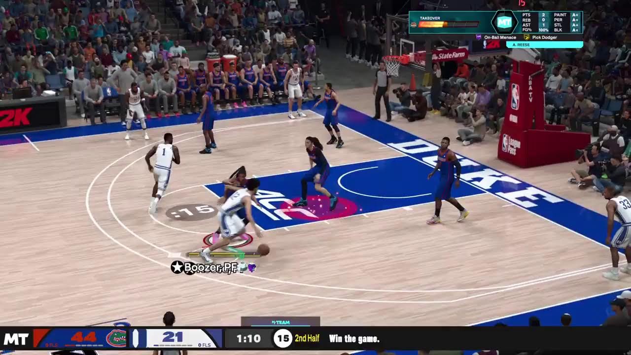 NBA 2K26 College my Team: Florida vs Duke